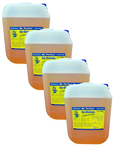 Mr. Perfect® Car Shampoo Concentrate, 4 x 10L - Shampoing pour voiture avec effet déperlant