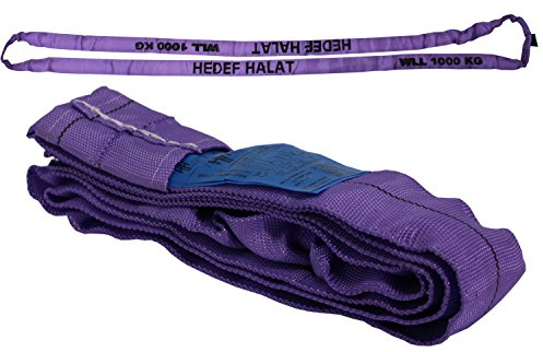 1 Tonne 1.5 Meter Rundschlinge Bandschlinge Rundschlinge Hebeband Hebegurt Schlupp Kranschlinge