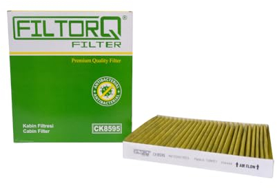 FILTORQ FILTER CK 8595 Innenraumfilter – Kabinenluftfilter mit Aktivkohle kompatibel für VW Golf 7-8, Jetta 7, Passat B8, Caravelle-Transporter T7, Skoda Octavia 3-4, Seat Leon 3-4, Audi A3-Q2-Q3