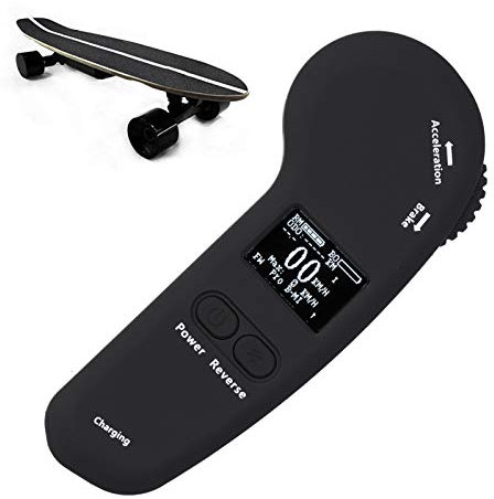 flexman Telecomando per Skateboard Elettrico, Telecomando Universale Senza Fili con Display a LED con Registrazione Dati di Promemoria Vibrazione Frenata a velocità Regolabile