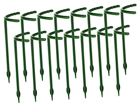 BESTonZON 2 Ensembles Support De Plantes Lot de Supports De Fleurs Semi Circulaires pour Plantes Grimpantes Et pour Rosiers Et Lianes Utilisation Intérieure Et Extérieure 15 Pièces * 2