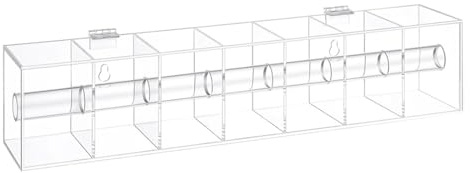 Sharplace Distributeur d'étiquettes pour plusieurs rouleaux, distributeur d'autocollants, boîte à étiquettes alimentaires manuelle en acrylique,
