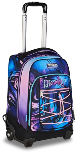Mitama Trolley DR Scuola SHINYCREW, 34 Lt, Viola, Uso zaino, Tasca con organizer, Bambina, Scuola elementare e media, Viaggi e tempo libero