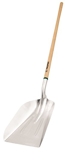 Truper 33052 Tru Tough Aluminum Scoop No.12, Long Handle, 48-Inch