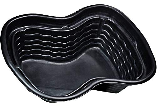 Heissner B1001-00 PE-Fertigbecken 1000 Liter 224 x 150 x 70 cm nierenförmiges Teichbecken für Ihren Gartenteich