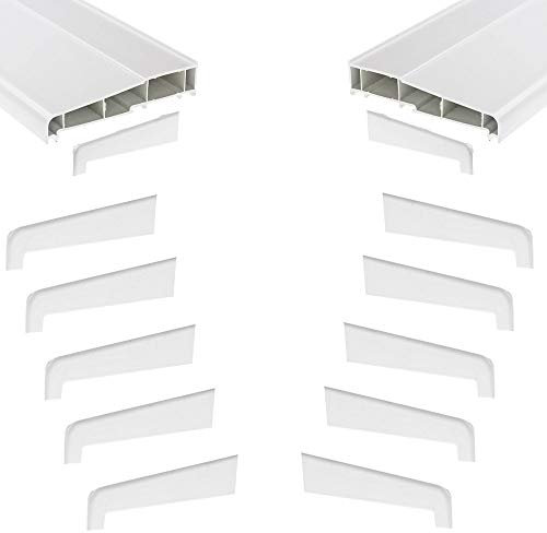 5 x Pair of White 150mm Window Cill End Caps - Suitable for Many Manufacturers uPVC Window cills