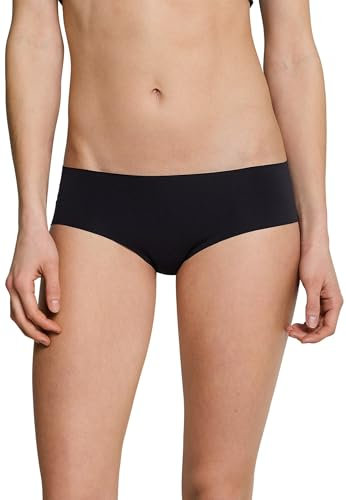 Schiesser Damen Invisible Panty Light Hipster-Höschen, Schwarz_161923, 40 EU