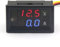 ARCELI 100174 Multímetro digital Pantalla LED doble Voltímetro DC 4.5V a 30V Amperímetro 0 a 50A Medidor de corriente de voltaje Volt Amp Panel Monitor para Auto Car Motor