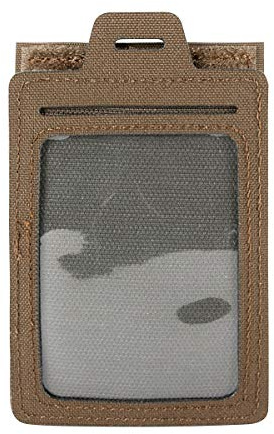 Tasmanian Tiger Unisex – adulti TT ID Card Office, Unisex - Adulti, Tasca per il trasporto., 7629, Coyote Brown, 13 x 8 cm
