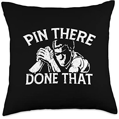 Pin There Done That Arm Wrestling Throw Pillow