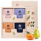OSULLOC Lovely Tea Gift Box Set Premium Blended Tea Korean Tea Sampler Fruit Tea Variety Pack Pyramid Tea Bag Series(12 count, 4 flavors x 3 EA)