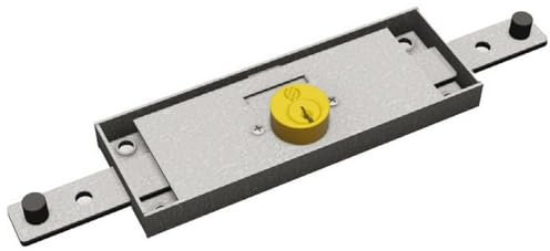 1PEZZO SERRATURA CENTRALE PER SERRANDA CON CILINDRO TONDO 2 MANDATE 2 CHIAVI Art. 2260