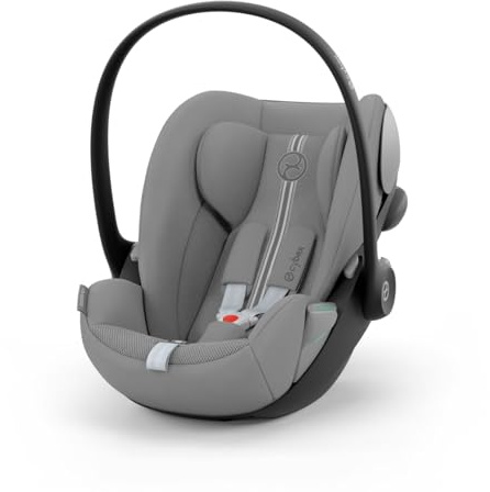 CYBEX Gold Cloud G i-Size Plus infant car seat, Incl. newborn insert, From birth to approx. 24 months, For children from 40 cm to 87 cm, Max. 13 kg, Stone Grey