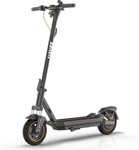 NAVEE Monopattino Elettrico Adulto GT3 Max, Autonomia 75km, Batteria 596 Wh, Sospensioni Quadruple, Doppi Freni Affidabili,TCS Anti-Scivolo, Pneumatici tubeless 10, Pendenza 22%