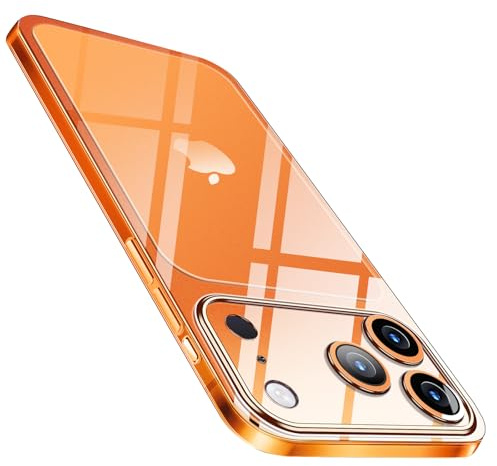 Purluct for iPhone 17 Pro Slim Case,Paper-Thin Transparent Finish Skin Back Case [Non Yellowing] Ultra Protective Cover with Camera Protection 6.3 Inch (Clear)