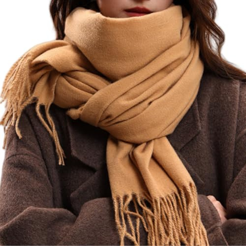 DURINM Bufanda Mujer Elegante De Invierno Chal De Cachemira sintética para Mujer Invierno Chal Fiesta Bufanda y chal adecuada para vestido de noche, bufanda 180 x 70 cm