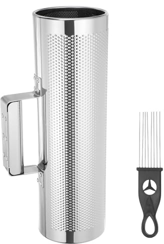 QUARKZMAN Guiro De Acero Inoxidable Instrumento De Percusión 4 x 12 Guiro