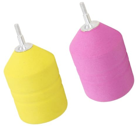 ORFOFE Sponge Archery Training Arrowheads 2Pcs for Outdoor Cs Game Practice Hunting Recreation Random Colours Soft Tips