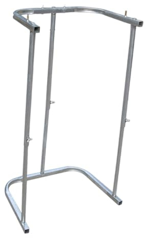 SZLIFE Supporto per Sacchi della Spazzatura in Metallo, Versatile e Leggero, Ideale per Giardinaggio, Cucina, Armadietti, Prato, Cortile e Campeggio, Nessuna Ruota