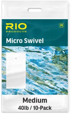 RIO Products Micro Swivel, Fliegenschnur-Zubehör, reduziert Schnurverdrehung, klein, 10 Stück