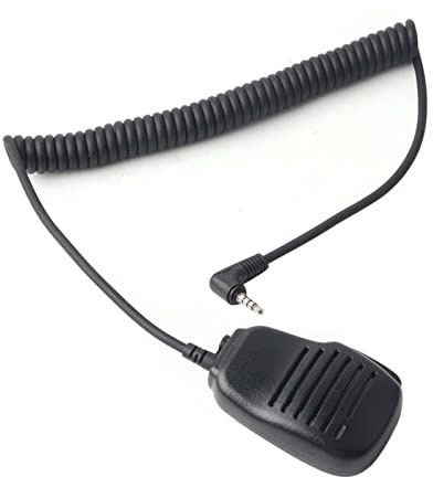 DCALU Portable Shoulder Remote Handheld Mic Microphone Speaker 3.5mm Headphone Jack Speaker Mic Microphone Two Way Radio walkie talkie mic