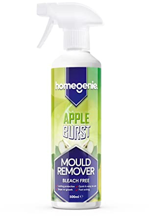 HomeGenie - Mould & Mildew Stain Remover Spray - Apple Burst Fragrance - Powerful Bleach Free Formula - 500ml