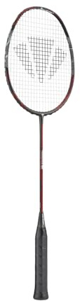 Carlton Velocitex V300 Badminton Racket, Dark Red/Black (Matt)