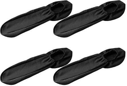 YEDOUALE 4 Fundas elásticas para reposabrazos de Coche, Protectores Negros Suaves y Lavables para apoyabrazos Delanteros, Cubiertas universales de Repuesto para la mayoría de vehículos