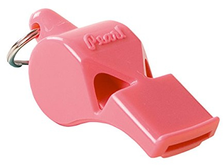 B+D FOX40 Pearl - Silbato deportivo y de árbitro (rosa neón)
