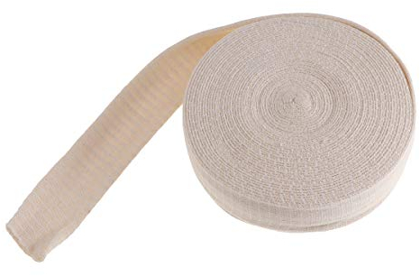 Supvox Schlauchverband Netzverband Netzschlauchverband Fixierbinde Hoch Elastischer Verband Binde Tape Bandage für Männer Erwachsene (Beige)