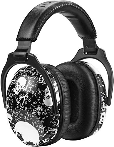 ZOHAN 030 Casque Anti Bruit Enfant Facilement Réglable Pliable, Protection Auditive confortable avec Sac de Transport, SNR 25dB pour l’Autisme, TDAH, Feux d’Artifice, Concert - Le crâne