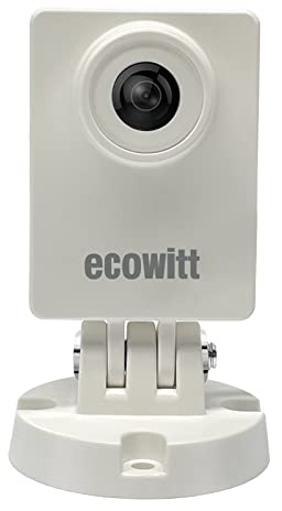 ECOWITT ECOWIIT WittCam Weather HP10 utomhuskamera, IP66 WiFi-anslutningskamera vattentät, FOV150° vidvinkel/2 miljoner pixlar, stöder server, time-lapse-fotografering