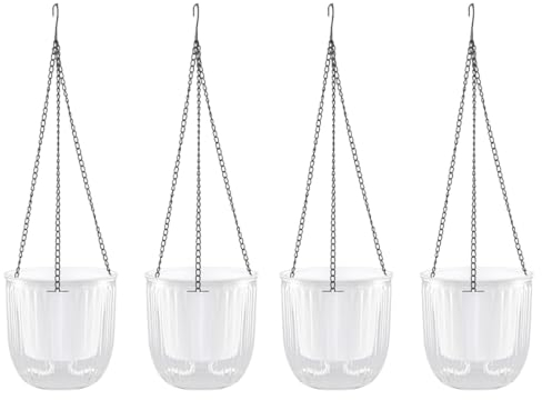 BESPORTBLE 4 Pz vaso di fiori piante vive al coperto vasi da fiori sospesi pianta piante da appartamento fioriera da appendere gancio vaso per piante asilo allacciare Appendiabiti