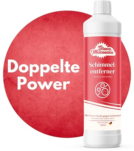 GLANZMOMENTE Schimmelentferner - 1000ML - Schimmelentferner Bad - Entfernt hartnäckigen Schimmel sicher - Anti Schimmel - Mould Cleaner - Fugenreiniger Bad - Anti Schimmel - Made in Germany