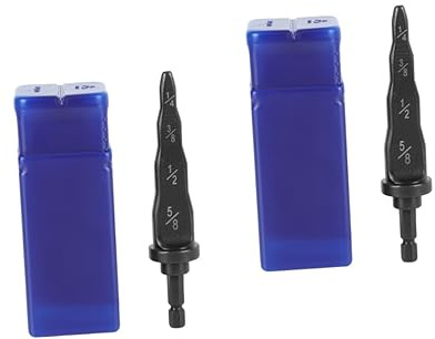 Uonlytech 2piezas Herramienta Manual De Expansión De Tubos De Cobre Para Hvac De Brocas De Abocardador Para Instalaciones De Aire Acondicionado Expansor De Tuberías De Ct