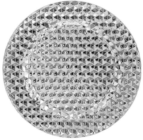 Atmosphera Créateur d'intérieur - Assiette de Présentation Pixel 33cm Argent