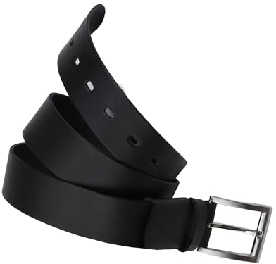 Club of Comfort - Herren Gürtel Leder a50 - schwarz Größe: 140