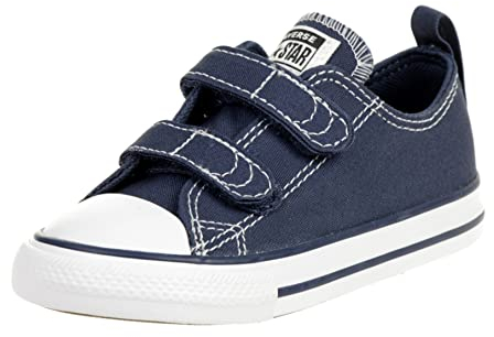 Converse Chuck Taylor Ct 2v Ox Canvas Fitnessschuhe, Blau (Athletic Navy/White 412), 26 EU