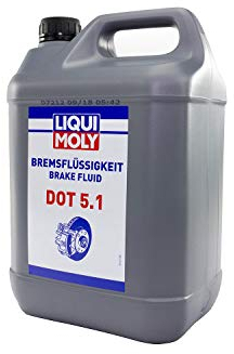 LIQUI MOLY Bremsflüssigkeit DOT 5.1 | 5 L | Bremsflüssigkeit | Art.-Nr.: 21163, Silber