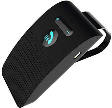 Bluetooth Car Kit SP09 Wireless Bluetooth Speakerphone Hands-Free Car Kit Sun Visor Clip Speaker