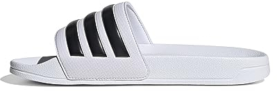 adidas Adilette Shower Slides Unisex Schiebe-Sandalen , Cloud White Core Black Cloud White, 43 EU