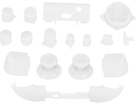 ASHATA Kit de Bouton Complet de Remplacement pour, RT LT RB LB Bouton RB Boutons ABXY Ensemble de Boutons de Contrôleur de Jeu Kit D'accessoires, pour Series X/pour Series