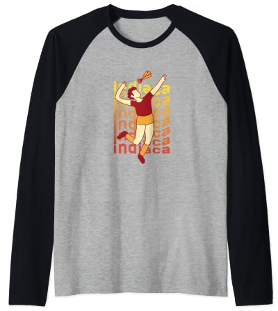 Indiaca Player Sport Raglan Baseball Tee