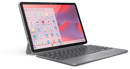 Lenovo Chromebook Duet - 2025 - Convertible Chromebook - ChromeOS - 10.95 WUXGA IPS Touch Display - 4GB Memory - 64GB Storage - MediaTek Kompanio 838 - Luna Grey