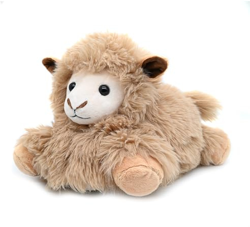 Onmygogo Indoor Fuzzy Winter Furry Animal Sheep Lamb Slippers for Adult Women and Men(Brown sheep,7-9)