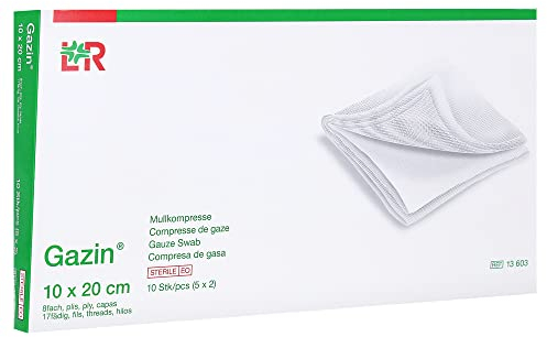 Gazin Mullkompressen 10x20 cm Steril 8fach, 5X2 St