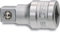 HAZET 8821-3 Verlängerung 10, 3/8 Zoll, 74 mm Länge