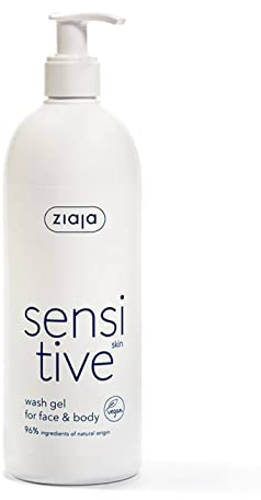 Ziaja Sensitive Gel Limpiador Rostro y Cuerpo para Pieles Sensibles 400 ml