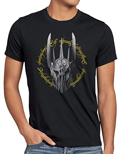 style3 Dunkle Ringe Herren T-Shirt Neuseeland Auenland, Größe:S