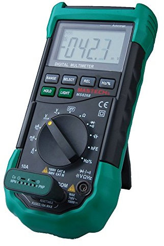 Mastech MS8268 multimetro digitale, LCD 3/4 Digital Autorango AC/DC/uF/Hz polimetro